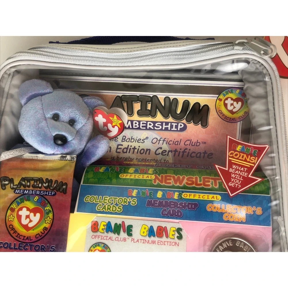NEW Ty Beanie Babies Platinum Edition Club Kit Vintage 1999 Official Club NWT
